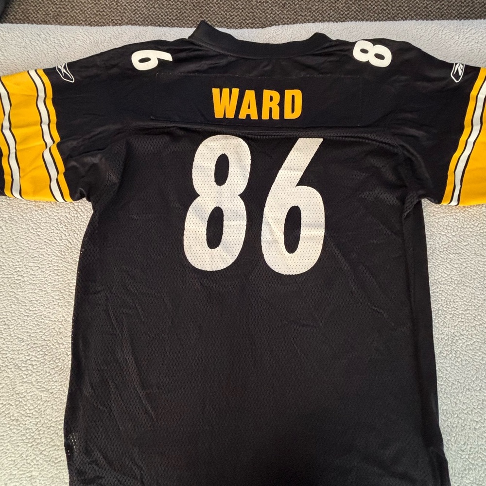 Reebok Black and Yellow Pittsburgh Steeler NFL Jersey youth size XL - Picture 2 of 4
